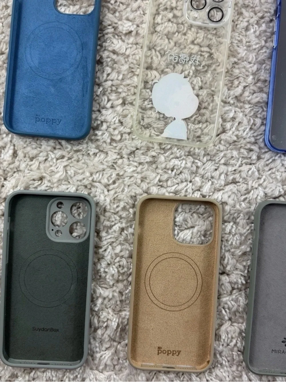 Assorted iPhone 14 Pro Max Phone Cases - Apple, Poppy Etc.